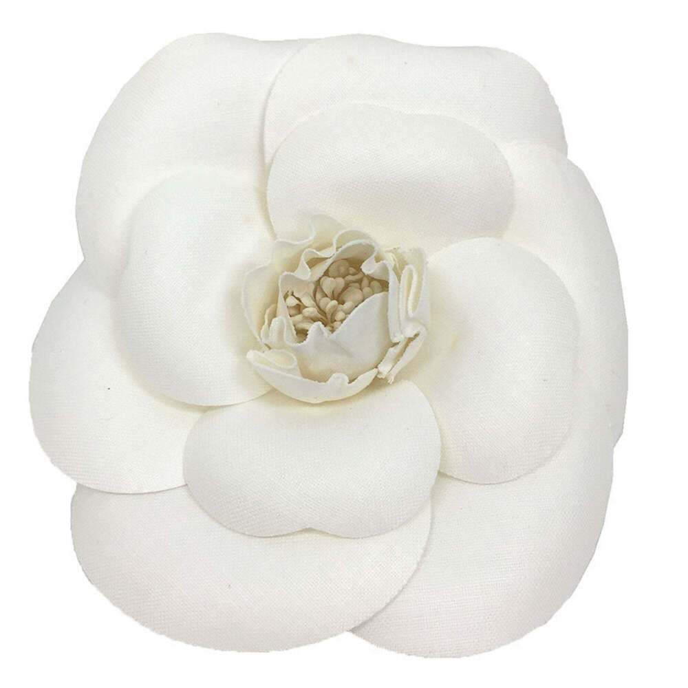 CHANEL Camellia Corsage Brooch White Chanel Women's Ceremony